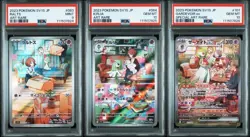 PSA 10/9 Ralts Kirlia Gardevoir SEQ set SAR AR Japanese SV1S Scarlet ex Pokemon - Image 1
