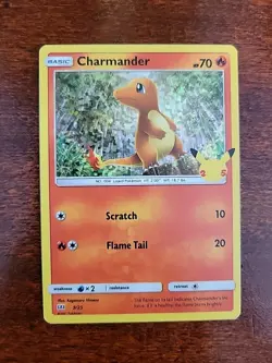 Charmander - 9/25 - Pokemon McDonald's 25th Anniversary Holo 2021 - Image 1