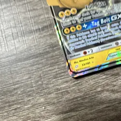 Pokemon Pikachu & Zekrom GX Ultra Rare Holo TAG TEAM GX 33/181 Sm-Team Up - Image 2