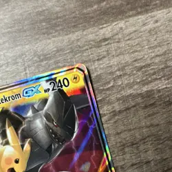 Pokemon Pikachu & Zekrom GX Ultra Rare Holo TAG TEAM GX 33/181 Sm-Team Up - Image 4
