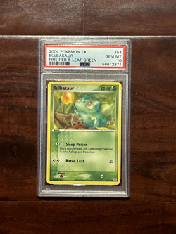 2004 BULBASAUR POKEMON EX FIRE RED & LEAF GREEN #54 PSA 10 - Image 1
