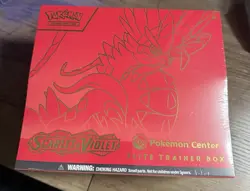 Scarlet and Violet Base Set Pokemon Center Exclusive ETB (Koraidon) New - Image 1