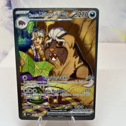 Pokemon TCG Arven's Mabosstiff EX #235/182 Sv10: Destined Rivals Illustration NM - Image 1