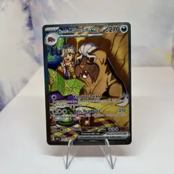 Pokemon TCG Arven's Mabosstiff EX #235/182 Sv10: Destined Rivals Illustration NM - Image 2