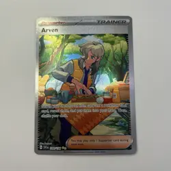Pokemon Arven 249/198 SV01 Scarlet & Violet Full Art Holo Special Rare - Image 1