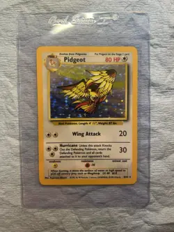 1999 Jungle Pidgeot Holo Pokemon #8/64 No Symbol Error - Image 1