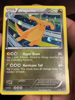 *Double Swirl* Dragonite 5/20 Dragon Vault Cosmos Holo Pokemon Blister Exclusive - Image 1