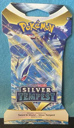 ✨Sword & Shield - Silver Tempest Sleeved Booster Pack x1 New/Sealed Pokemon TCG✨ - Image 1