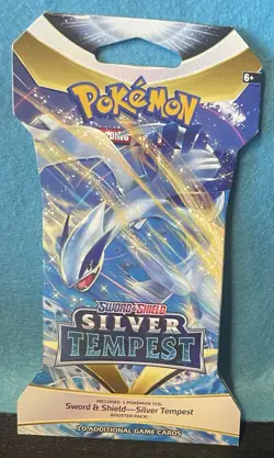 ✨Sword & Shield - Silver Tempest Sleeved Booster Pack x1 New/Sealed Pokemon TCG✨ - Image 2