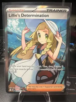 Pokemon Lillie's Determination 169/132 Me01: Mega Evolution Ultra Rare Holo - Image 1