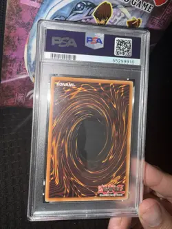 Yu-Gi-Oh Blue-Eyes White Dragon LOB-001 The Legend of Blue Eyes Unlimited PSA 7 - Image 3