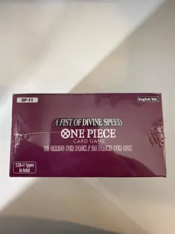 Bandai One Piece A Fist of Divine Speed OP-11 Booster Box English SEALED - Image 2