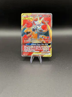 Pokemon TCG Charizard & Braixen GX Full Art Holo Card 212/236 Sm-Cosmic Eclipse - Image 1