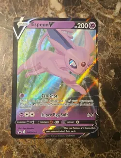 Espeon V SWSH201 Sword & Shield Black Star Promo Card 🌟 Pokemon TCG 💎 - Image 1