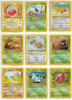 Pokemon Jungle Lot of 31 ALL different cards NM-MT+ NPW Pictured Front and Back - Image 1
