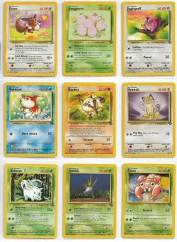 Pokemon Jungle Lot of 31 ALL different cards NM-MT+ NPW Pictured Front and Back - Image 5