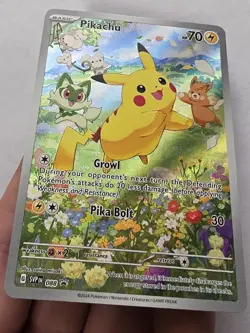 Pokemon Pikachu TCG SVP088 Black Star Promo Card Scarlet & Violet - Image 4