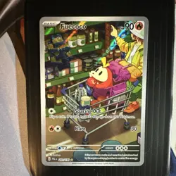 Pokemon Fuecoco Illustration Rare Holo Card Paldea Evolved 201/193 90 HP - Image 1