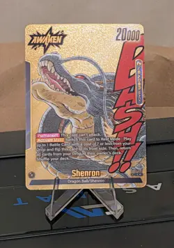 Shenron FB07-097 Leader Gold Manga Booster 02 Dragon Ball Card English - Image 1