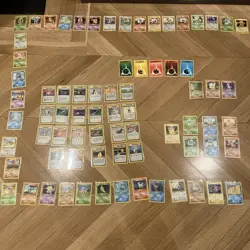 75 Base Set Pokemon Cards Vintage 1999 - Image 1