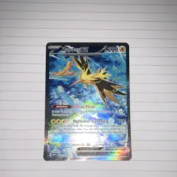 Pokemon Zapdos EX Holo Card 202/165 Sv: Scarlet & Violet 151 200 HP 120 ATK - Image 1