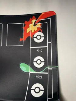 2 Player TCG Trainer Playmat with Zones & Tube | Stitched Game Mat for Card Play - Image 3