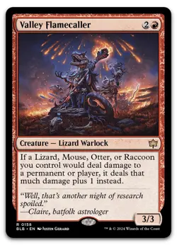 Valley Flamecaller #158 (NM) Bloomburrow BLB Magic MTG - Image 1