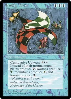 REALITY TWIST x1 mtg NM Ice Age 1 Rare UNPLAYED - Image 1