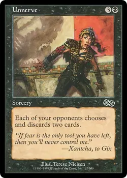 UNNERVE x4 mtg EX-NM Urza's Saga 4 Common - Image 1