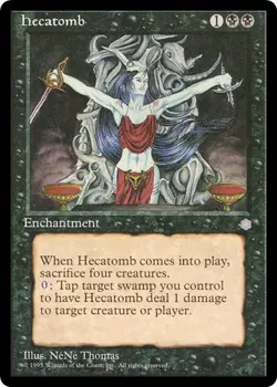 HECATOMB x1 mtg Very Light Play Ice Age 1 Rare - Image 1