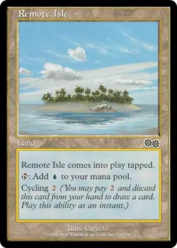 REMOTE ISLE x4 mtg EX-NM Urza's Saga 4 Common - Image 1