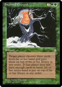 STUNTED GROWTH x1 mtg NM Ice Age 1 Rare UNPLAYED - Image 1