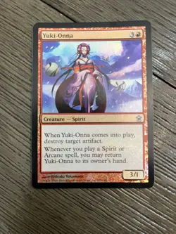 Magic The Gathering Yuki-Onna Saviors Of Kamigawa Foil #120 - Image 1
