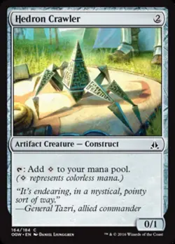 MTG Hedron Crawler - Foil, Oath of the Gatewatch, Moderately Played, English - Image 1