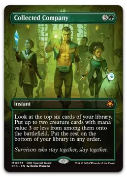 Collected Company (Borderless) #72 (NM) Special Guests SPG Magic MTG - Image 1