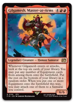 Gilgamesh, Master-at-Arms #139 (NM) Final Fantasy FIN Magic MTG - Image 1