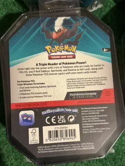 Pokemon TCG Triple Whammy Tin Lot Of 8 SLAKING DARKRAI NEW FACTORY SEALED - Image 2