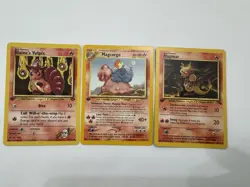 Pokemon TCG First Edition Vintage, Blaine’s Vulpix, Magcargo, Magmar. - Image 1