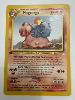 Pokemon TCG First Edition Vintage, Blaine’s Vulpix, Magcargo, Magmar. - Image 3