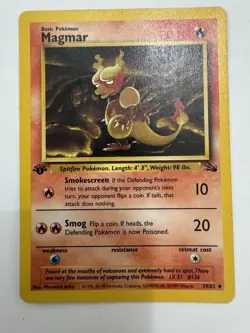 Pokemon TCG First Edition Vintage, Blaine’s Vulpix, Magcargo, Magmar. - Image 4