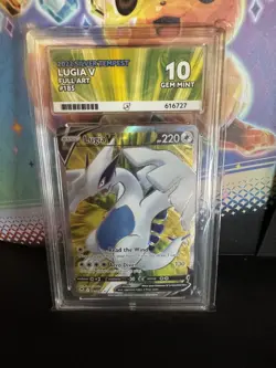 Lugia V 185/195 | Ace 10 | Pokemon 2022 Silver Tempest | Full Art - Image 1