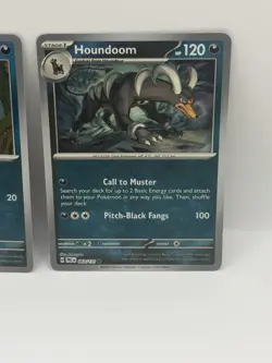 Pokemon TCG Prismatic Houndour Pokeball & Houndoom Masterball Lot - Image 3