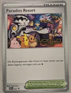Six Pokemon World Championship 2025 German Paradise Resort SVP 224 Anaheim Promo - Image 1