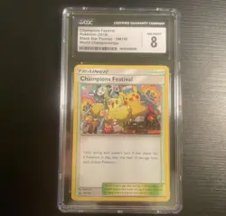 2018 Pokemon Champions Festival SM148 Promo CGC 8 - Image 1