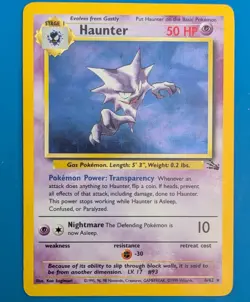 Pokemon Haunter 6/62 Fossil Holo Rare 50 HP Stage 1 1999 The Pokemon Company - Image 1