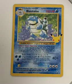 Pokemon Blastoise Celebrations Classic Collection Holo Rare 2/102 - Image 1