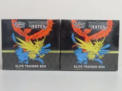 (2) Lot 2019 Pokemon Sun & Moon Hidden Fates Sealed ETB Elite Trainer Box - Image 1
