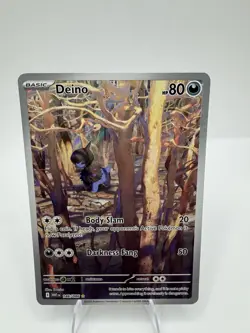 Pokemon Deino Illustration Rare Holo 146/086 Sv: White Flare - Image 1