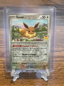Eevee - 074/131 (Pokemon Day 2025) Reverse Holo - Pokemon NM - Image 1