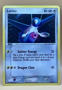 Latios 2/10 – EX Latias & Latios Half Deck Cosmos Holo - NM (-) - 2004 Pokemon - Image 1